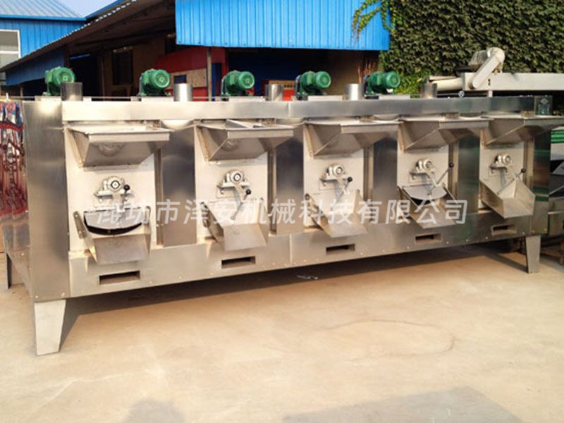 芝麻、花生五筒旋轉(zhuǎn)烤爐2
